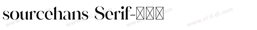 sourcehans Serif字体转换